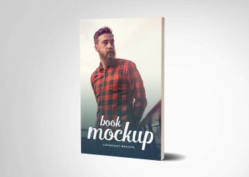Paperback Book Mockup with Fewer Pages