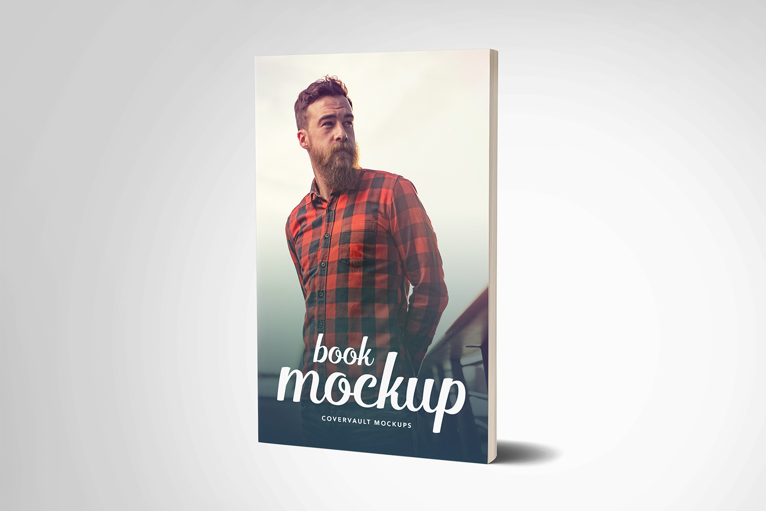 Paperback Book Mockup with Fewer Pages