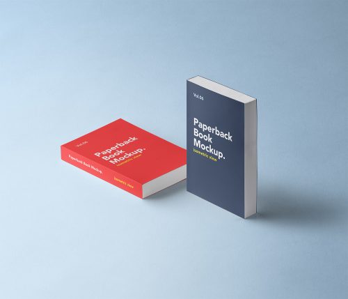 Paperback Book Mockup PSD