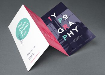 Tri-Fold Brochure Mockup