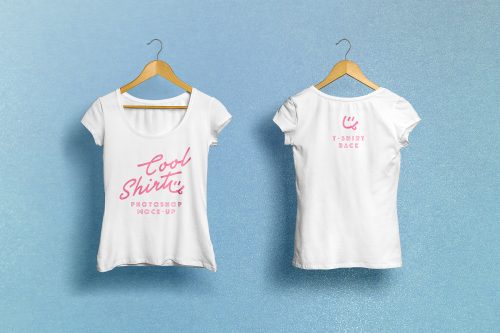 Woman T-Shirt Mockup