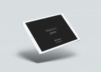 iPad Air 2 Gravity Mockup PSD