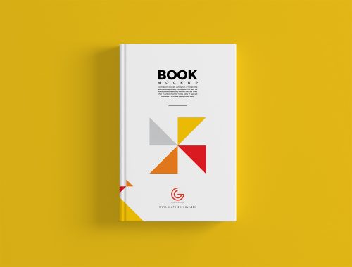 Free Book Cover Mockup PSD