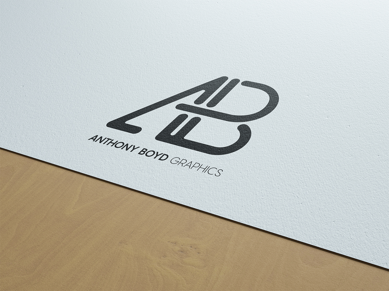 Paper Logo Branding Mockup