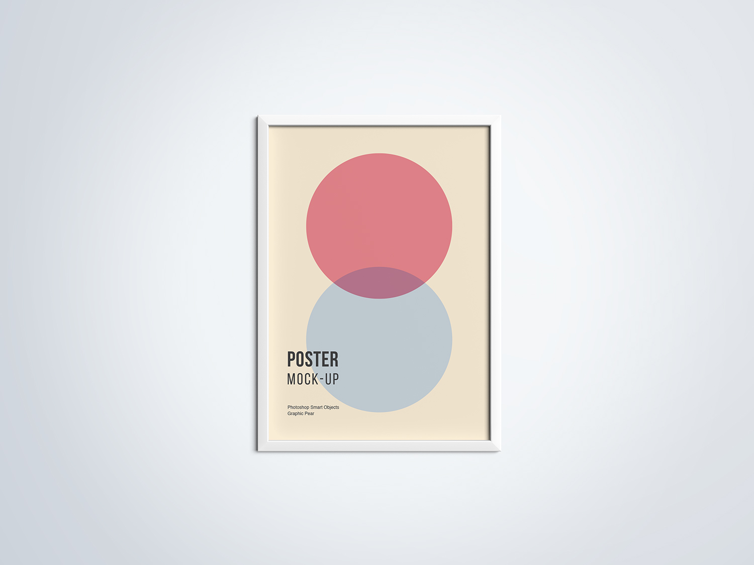 Smart Poster Mockup PSD