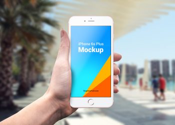 iPhone 6s Plus Outdoor Mockups PSD