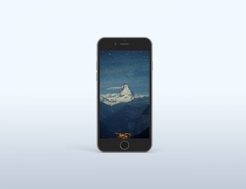 iPhone 6s Space Grey Mockup