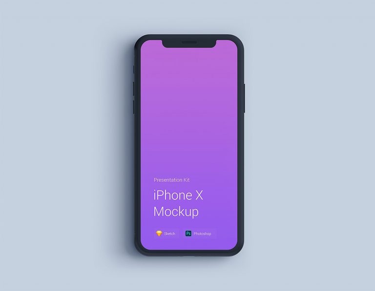iPhoneXClayMockupPSD03 Best Free Mockups