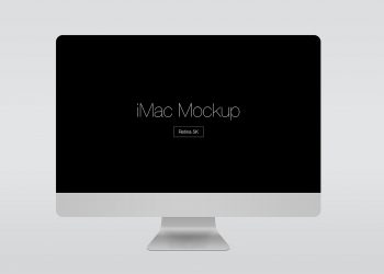 Apple iMac Retina 5k Mockup