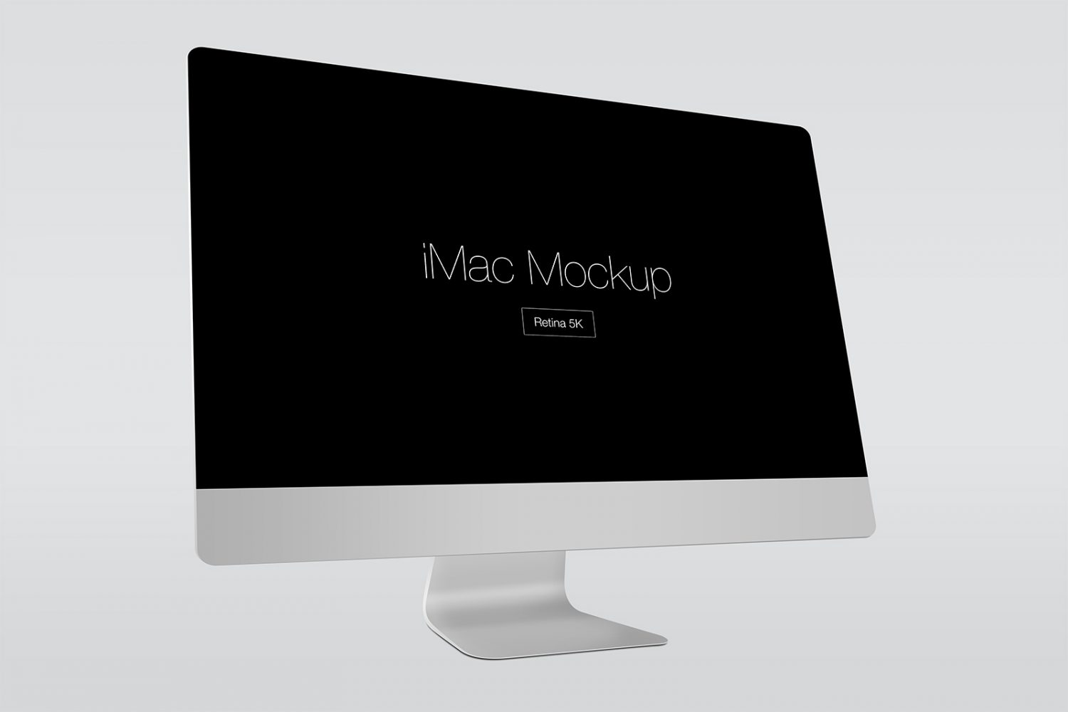 Apple iMac Retina 5k Mockup