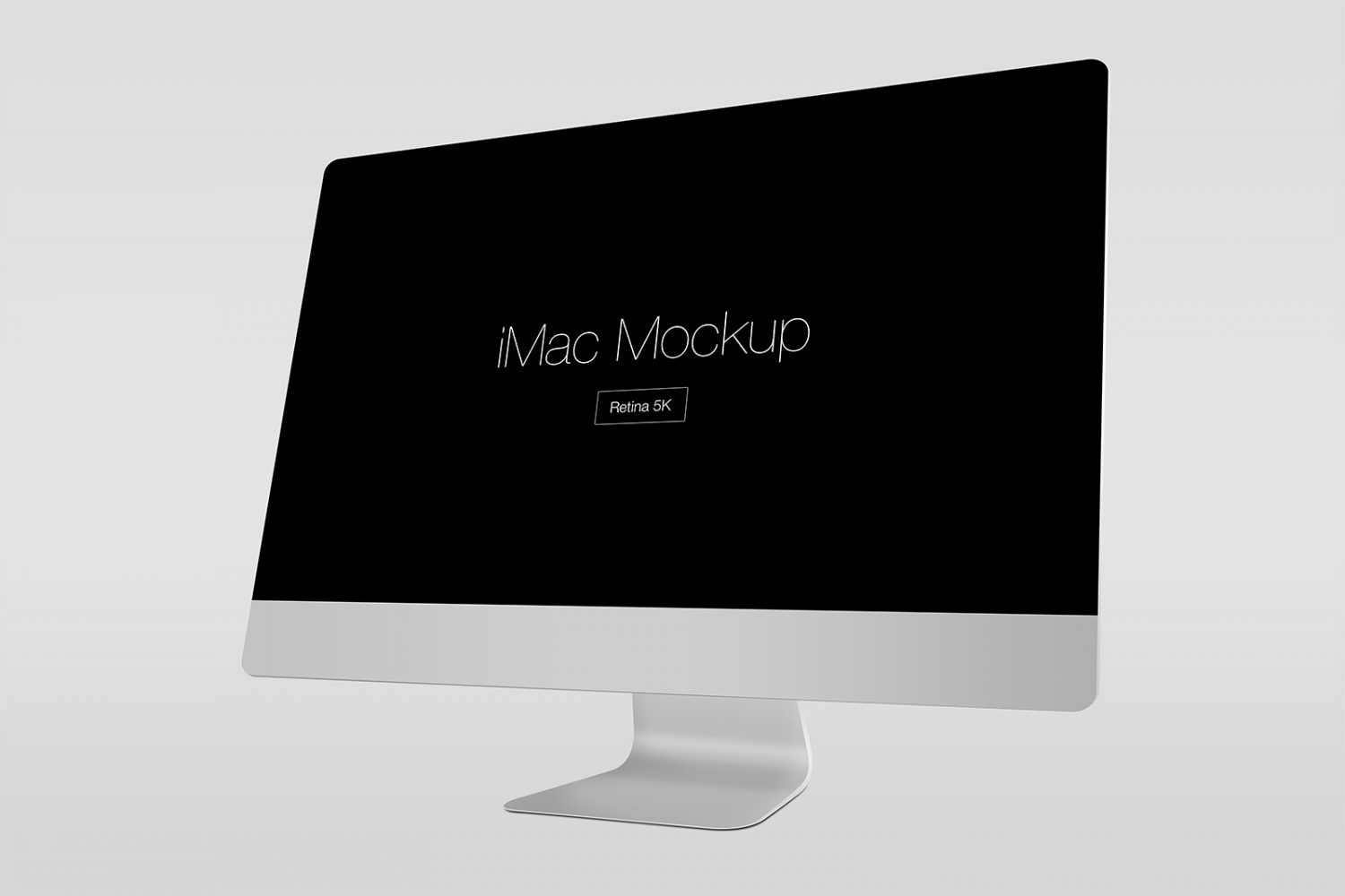 Apple iMac Retina 5k Mockup