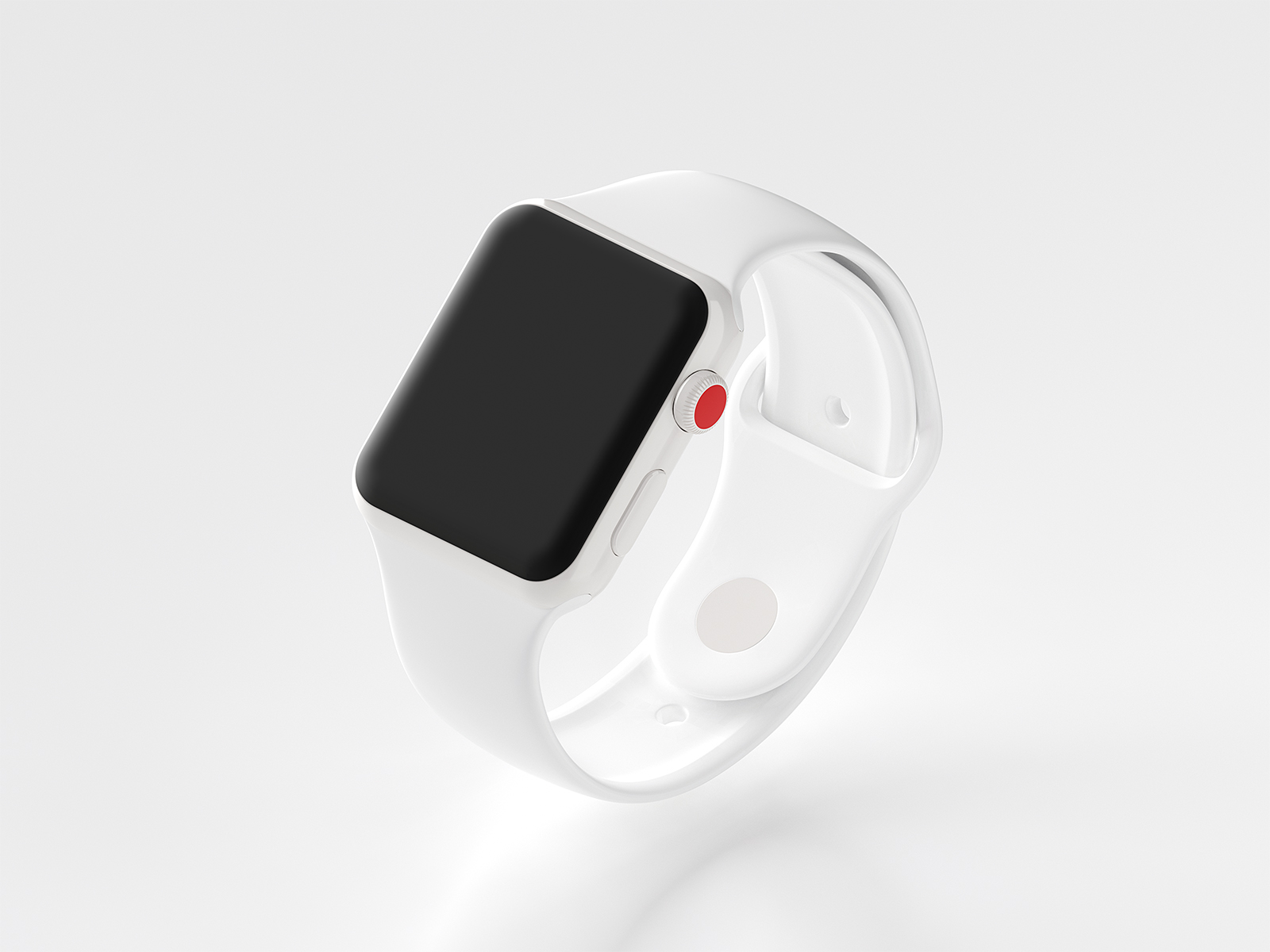 Ceramic Apple Watch Series 3 Mockup