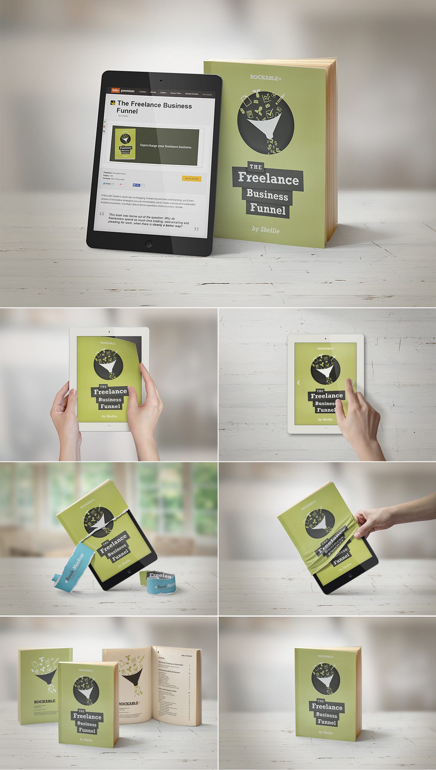 Download Ebook Mock Up Set Best Free Mockups