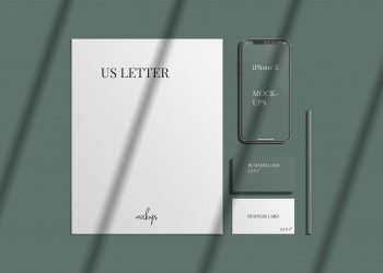 Stationery Scene Mockup