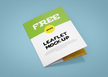 Free A5 Leaflet Mockup PSD