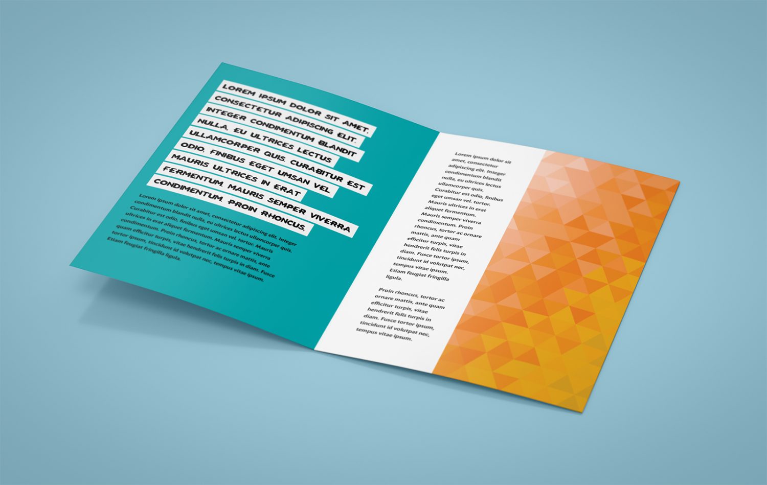 Free A5 Leaflet Mockup PSD