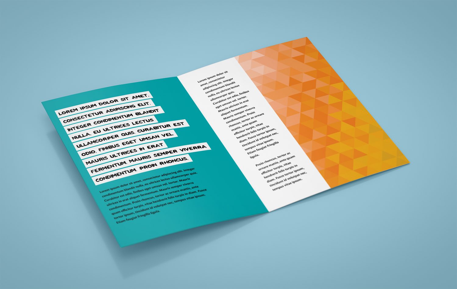 Free A5 Leaflet Mockup PSD