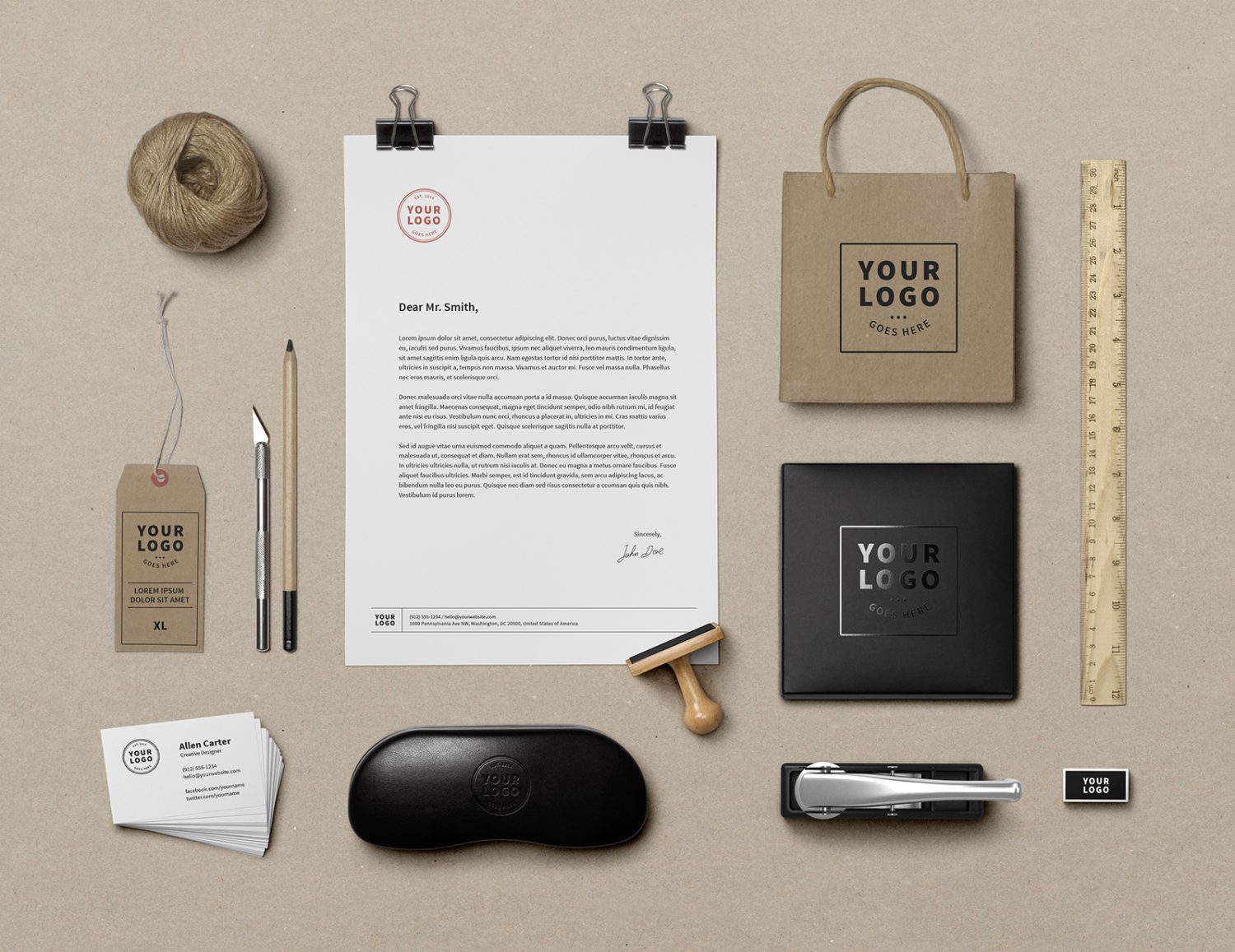 Branding/Identity Mockup Vol. 9