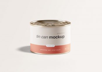 Medium Tin Can Mockup