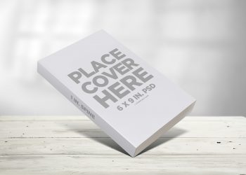 Propped Paperback Book Mockup