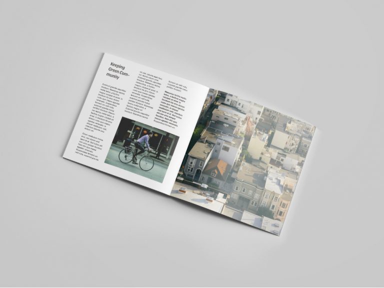 Square Magazine Mockup PSD | Free Mockup World
