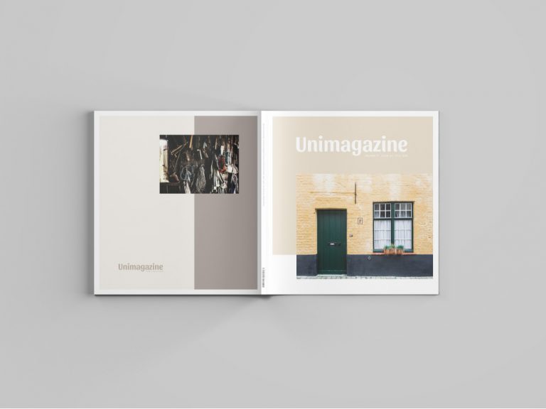 Square Magazine Mockup PSD | Free Mockup World