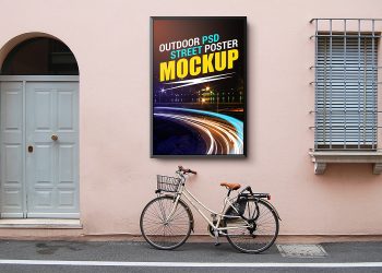 Street Poster Mockup Design