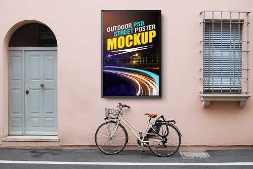 Street Poster Mockup Design