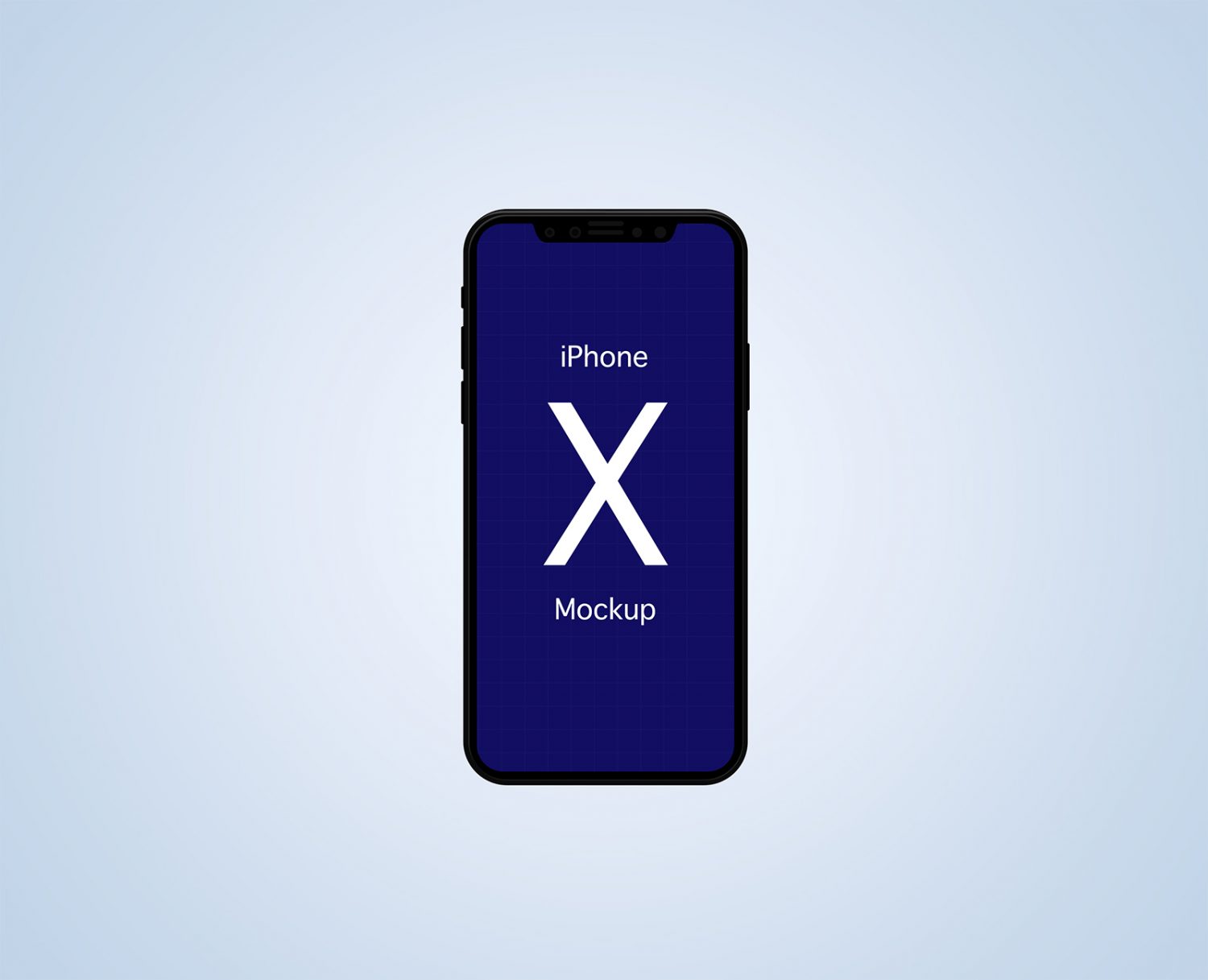 iPhone X Mockup & iOS 11 GUI