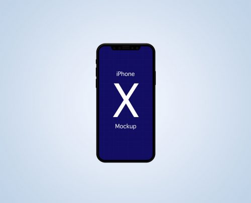 iPhone X Mockup & iOS 11 GUI