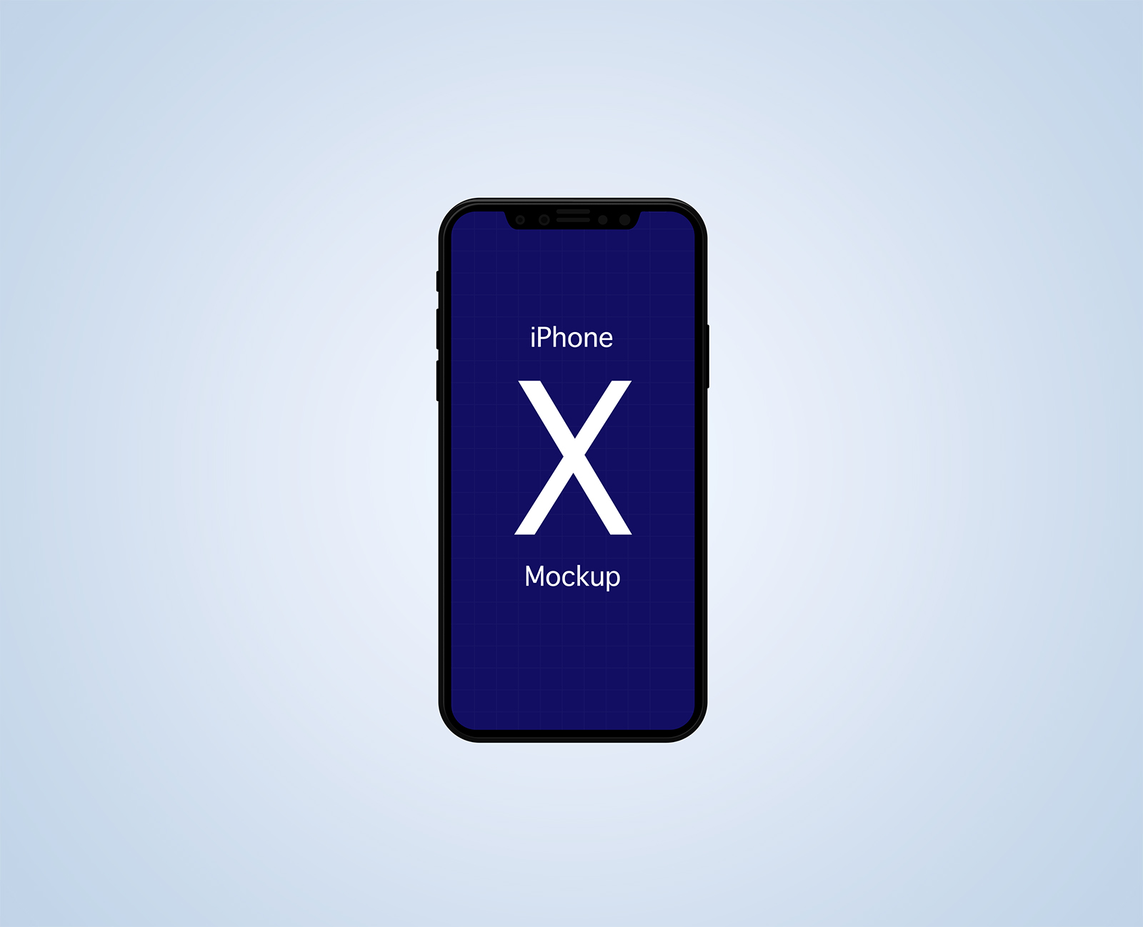 iPhone X Mockup & iOS 11 GUI