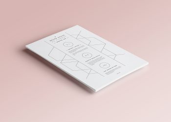 A4 Paper Letterhead Mockup