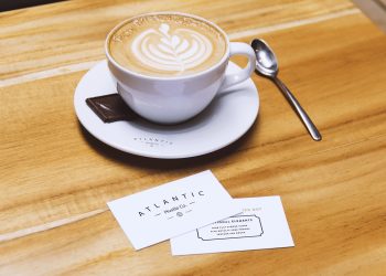 Business Cards and Coffee Cup Mockup