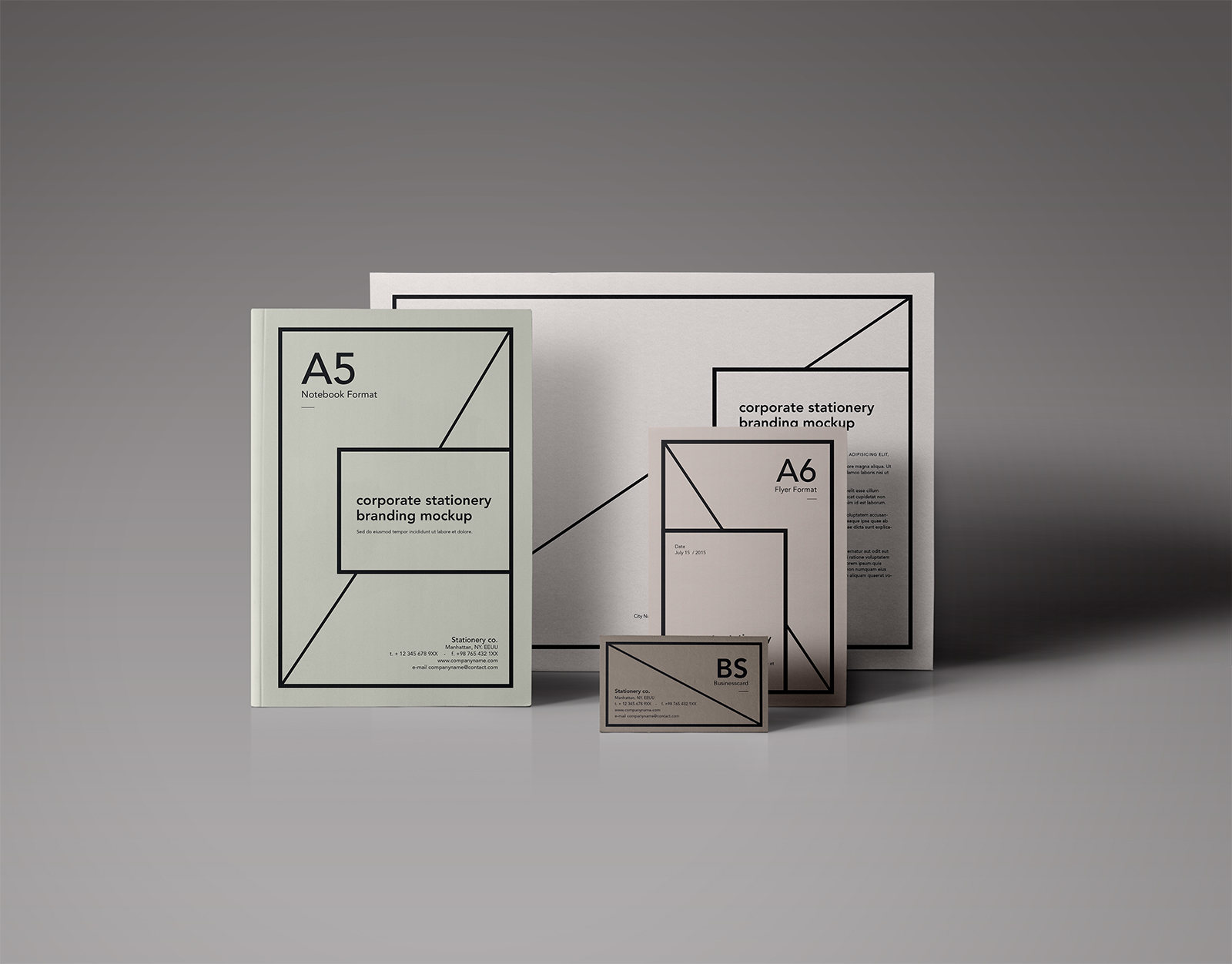 Essential Stationery Branding Mockup