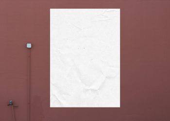 Wall Poster Mockup PSD