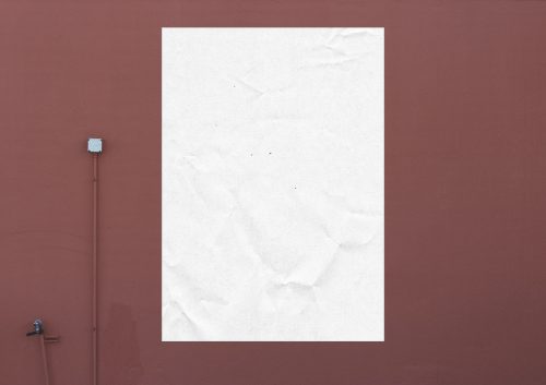 Wall Poster Mockup PSD