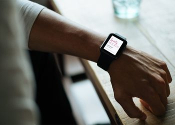 Apple Watch On Male Wrist Mockup