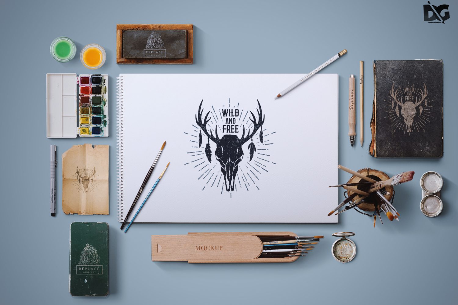 Artwork Presentation Scene Mockup