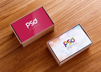 Business Card Box Mockup