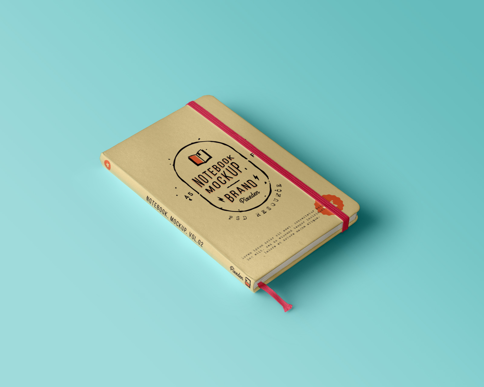 Classic PSD Notebook Mockup Vol.2