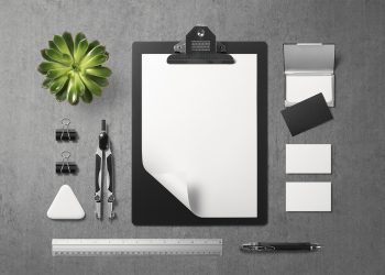 Essential Branding Mockup Scene PSD