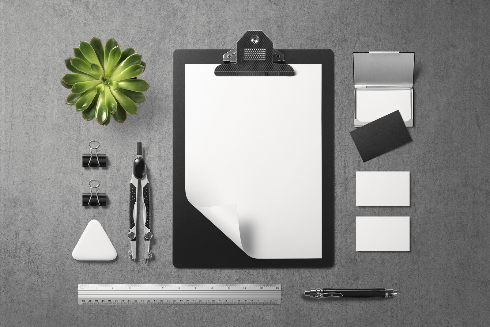 Essential Branding Mockup Scene PSD