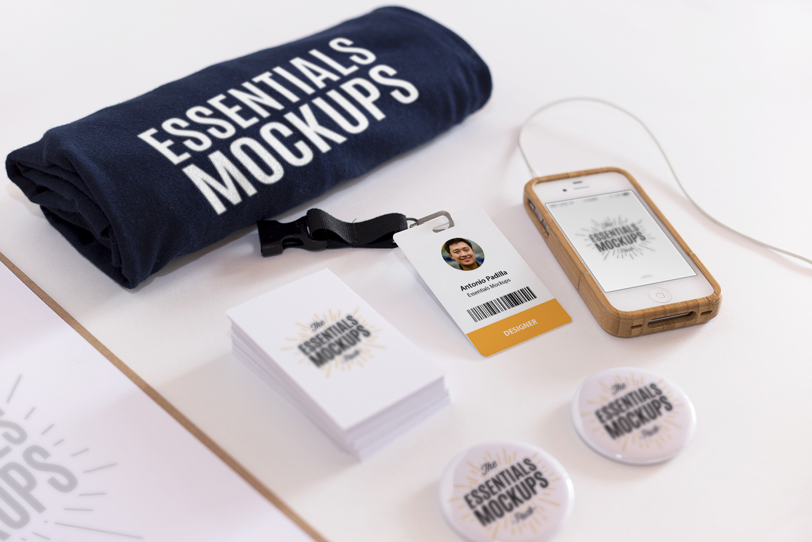 Essentials Mockups Free Set