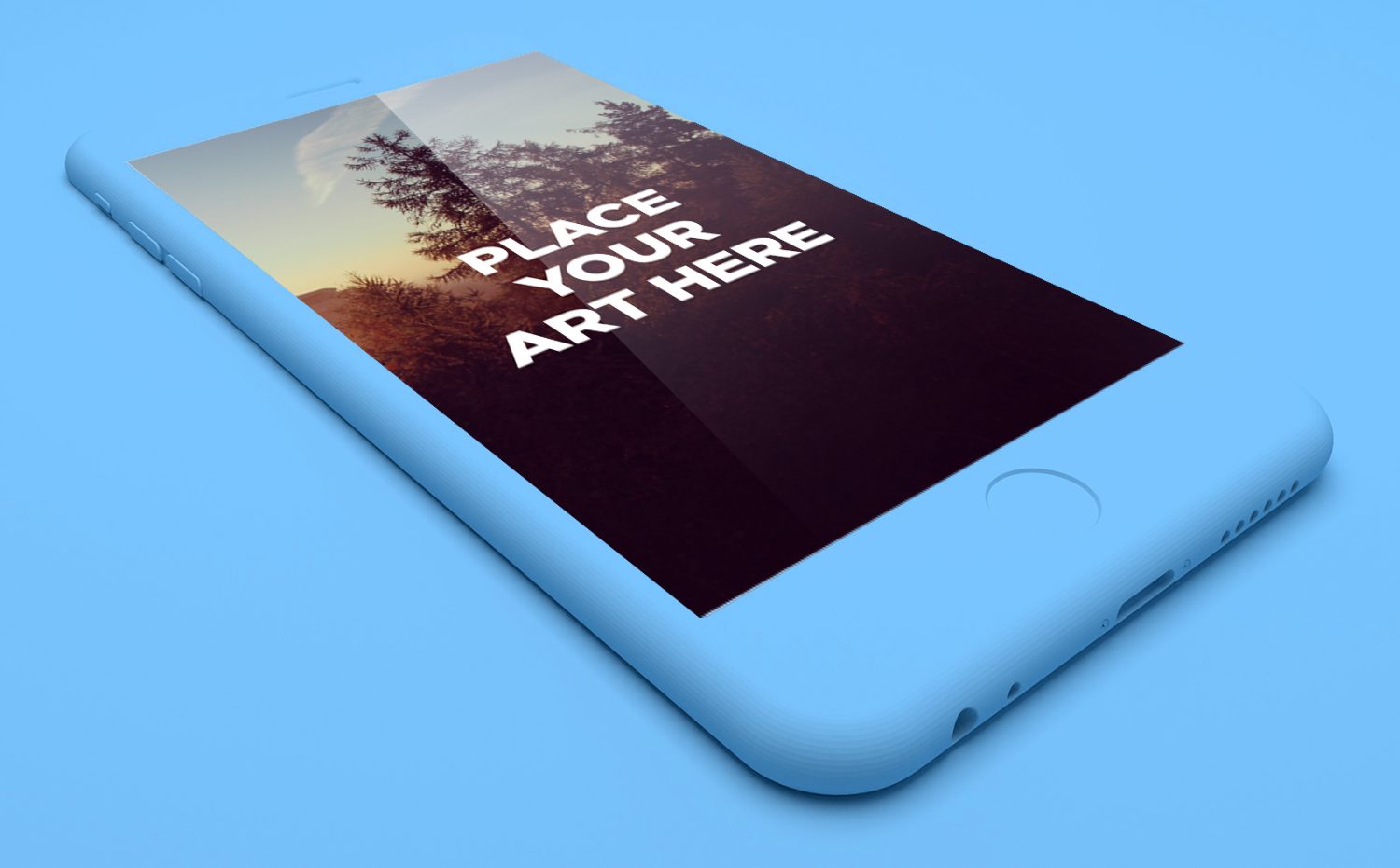 Floating iPhone 6 Plus Mockup