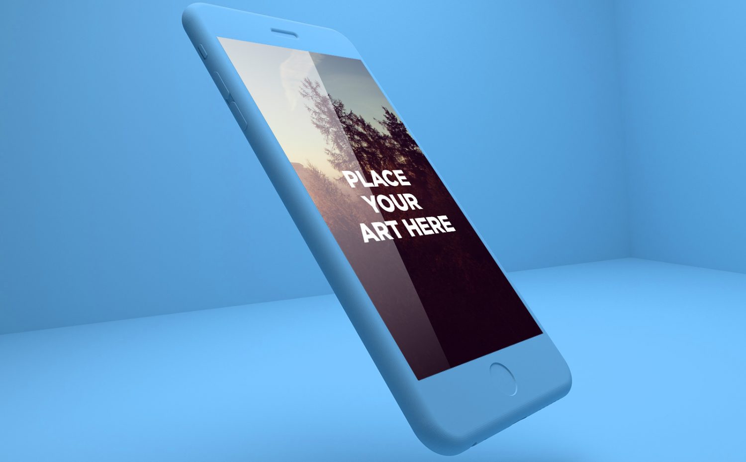 Floating iPhone 6 Plus Mockup