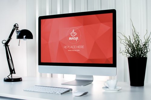 Free Container 5K iMac Mockup