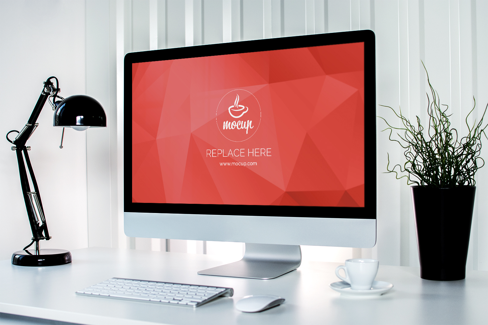 Free Container 5K iMac Mockup