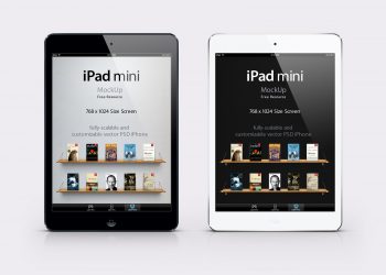 Free PSD Mockup iPad Mini