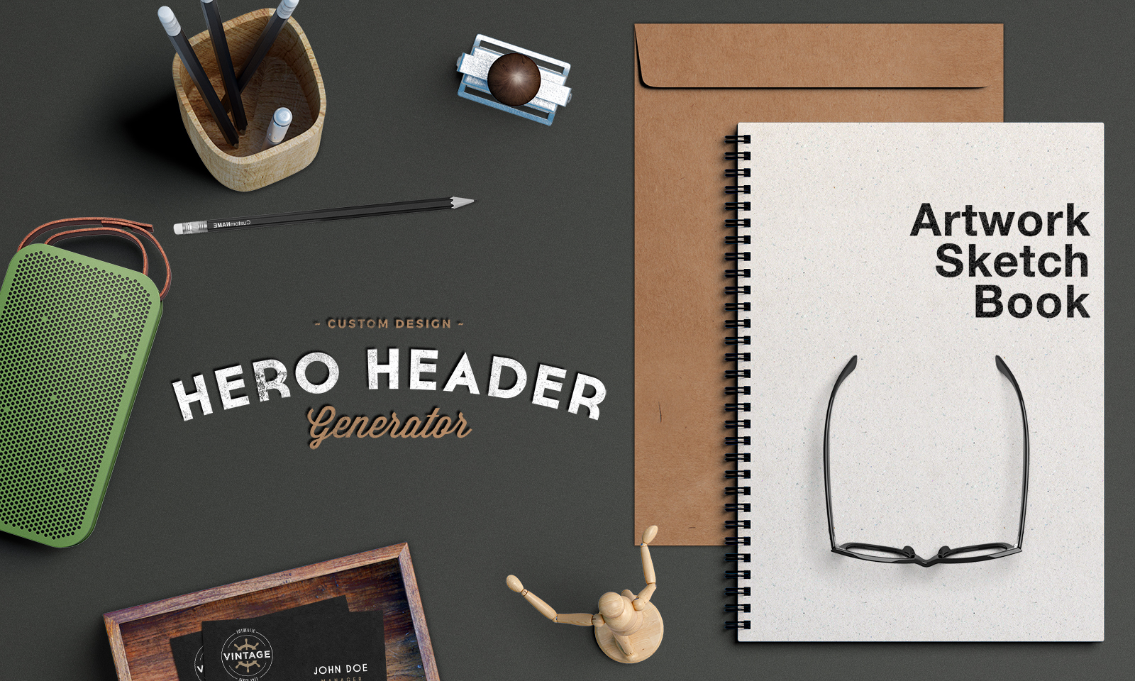 Hero Header Scene Mockup #2