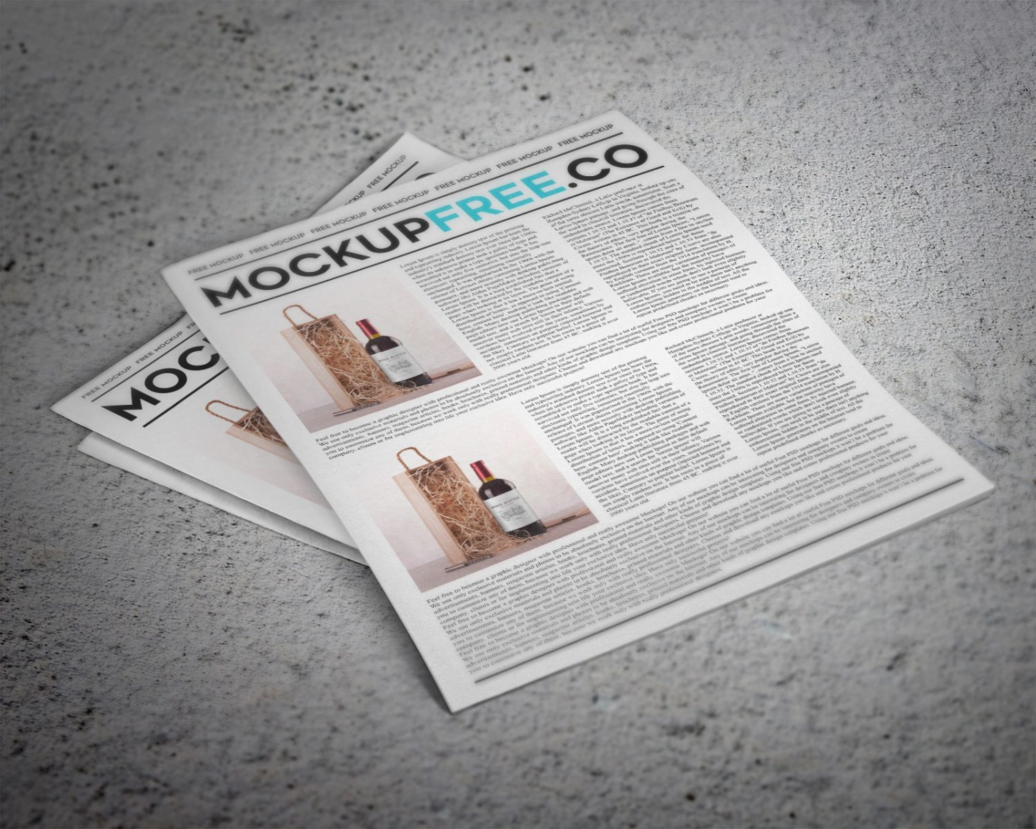 Newspaper / Newsletter Mockup